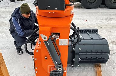 Вибропогружатель Daedong DPD600Т (Ю. Корея) на крупном северном объекте